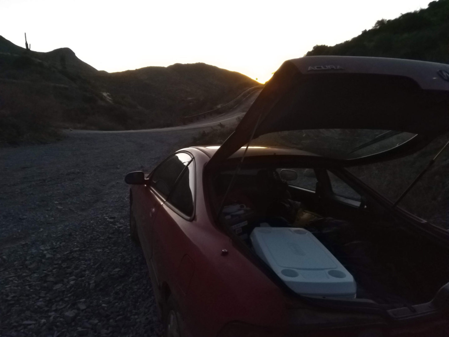 Pullout in Tonto National Forest